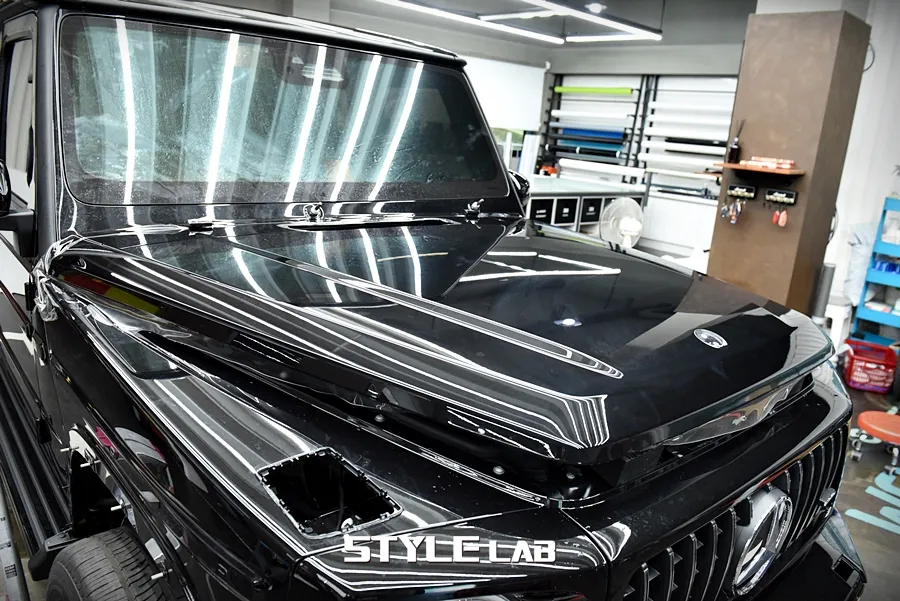 Mercedes-Benz G-WagonのPPF施工事例|韓国での実例 施工写真 2-1