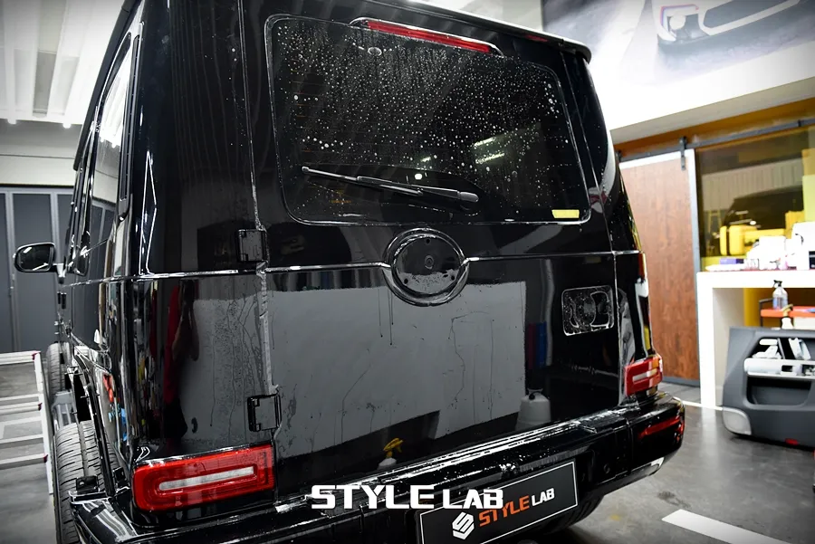 Mercedes-Benz G-WagonのPPF施工事例|韓国での実例 施工写真 3-1
