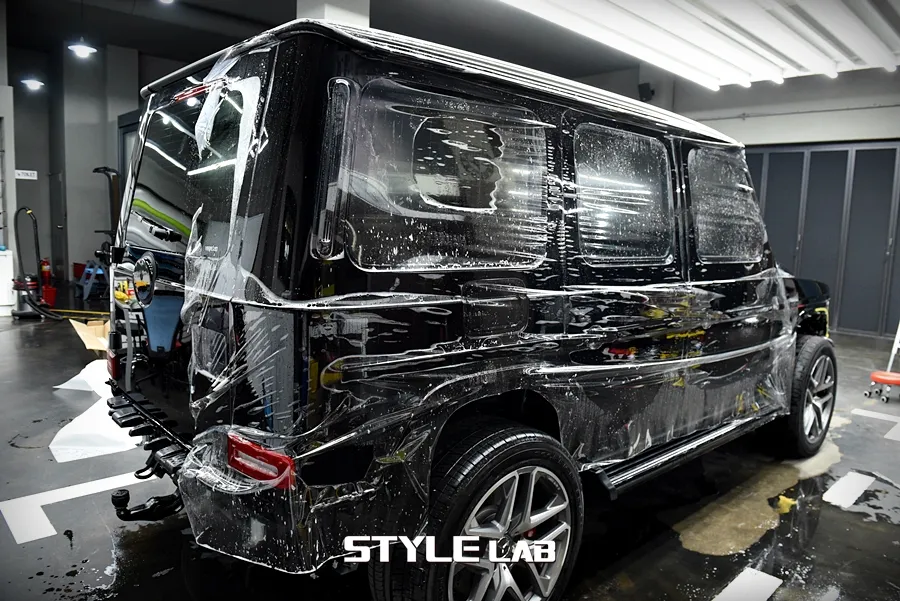 Mercedes-Benz G-WagonのPPF施工事例|韓国での実例 施工写真 2-2
