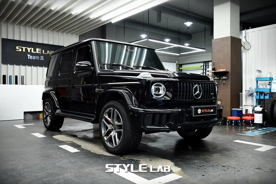 Mercedes-Benz G-WagonのPPF施工事例|韓国での実例 施工写真 1-3