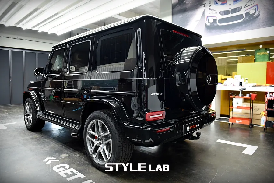 Mercedes-Benz G-WagonのPPF施工事例|韓国での実例 施工写真 2-3