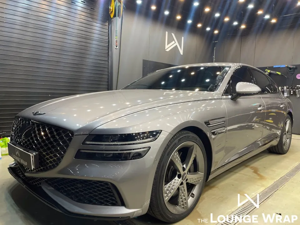 Genesis G80 Vinyl Wrap Review: Chrome Delete with Gloss Black