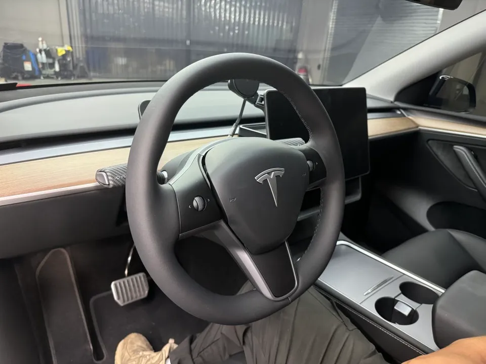Tesla Model Y steering wheel - Tesla Model Y Steering Wheel Customization Review photo 4