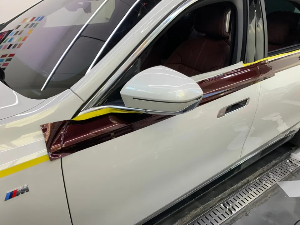 BMW 7 Seriesのガラスコーティング事例|韓国での施工例 施工写真 2-1