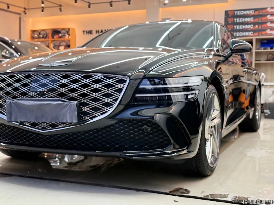 Genesis G80 PPF施工事例：費用目安と仕上がり 施工写真 3-3