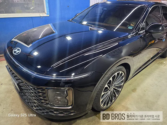 Hyundai Grandeur IGのガラスコーティング事例｜費用目安・仕上がり 写真