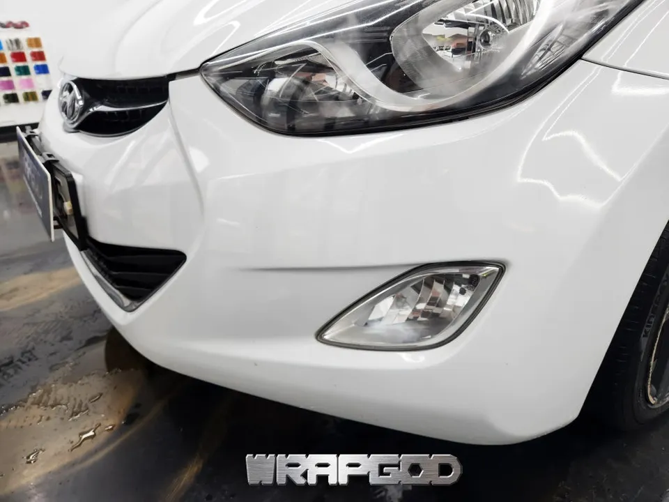 Hyundai Elantra MDのカーラッピング事例｜費用目安・仕上がり 施工写真 2-3