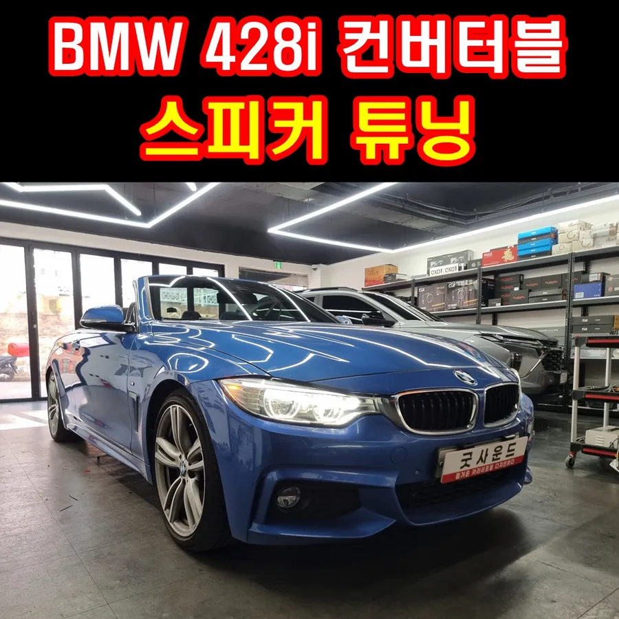 BMW 4 Series Convertible car audio installation result