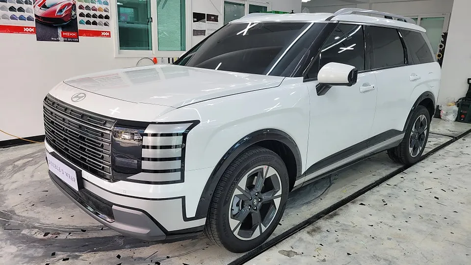 Hyundai Palisadeのカーラッピング事例｜費用目安・仕上がり 施工写真 2-1