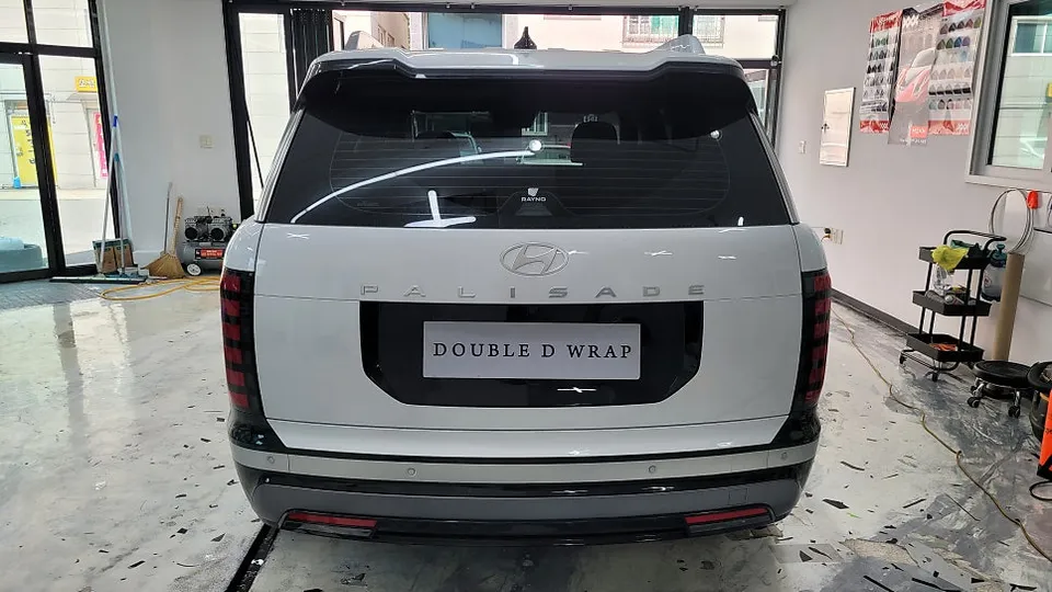 Hyundai Palisadeのカーラッピング事例｜費用目安・仕上がり 施工写真 1-2