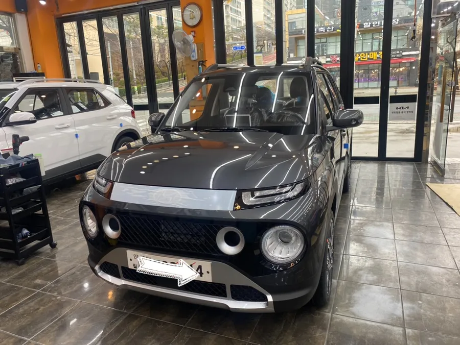 Hyundai Casperのカーフィルム施工事例|費用目安・仕上がり 施工写真 2-3