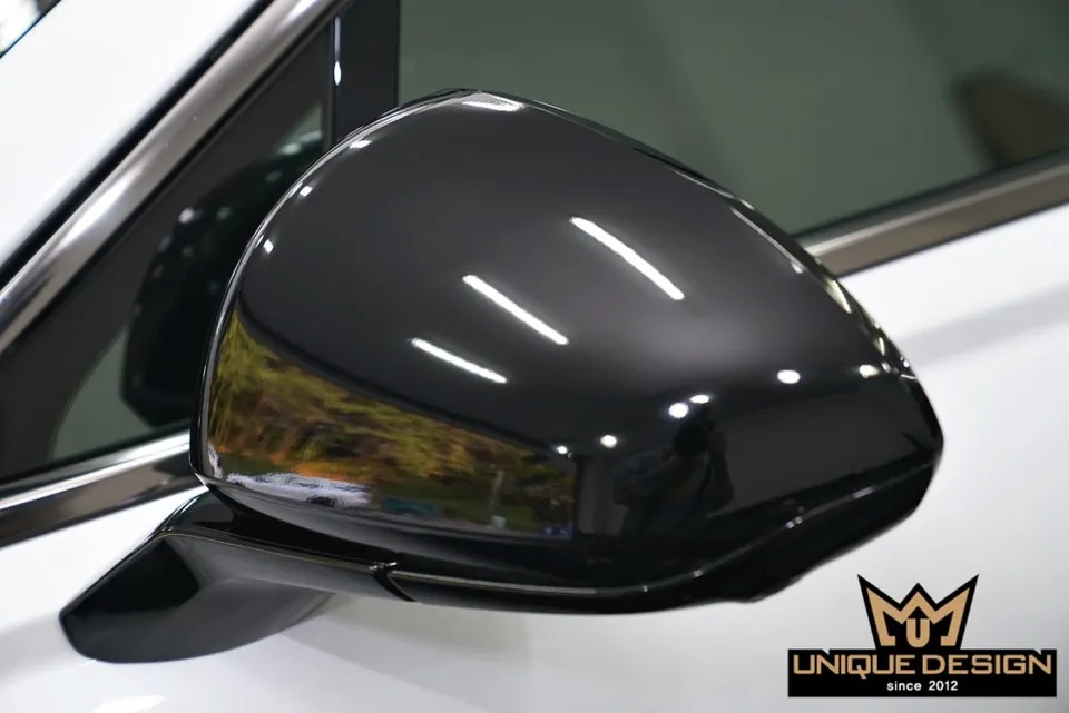 Genesis G80 PPF施工事例｜サイドミラー・Bピラー 施工写真 2-2