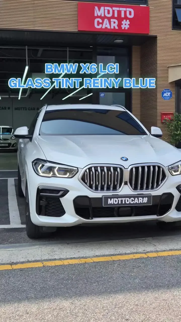 BMW X6 Window Tinting Review: Glasstint Rainy Blue photo 1