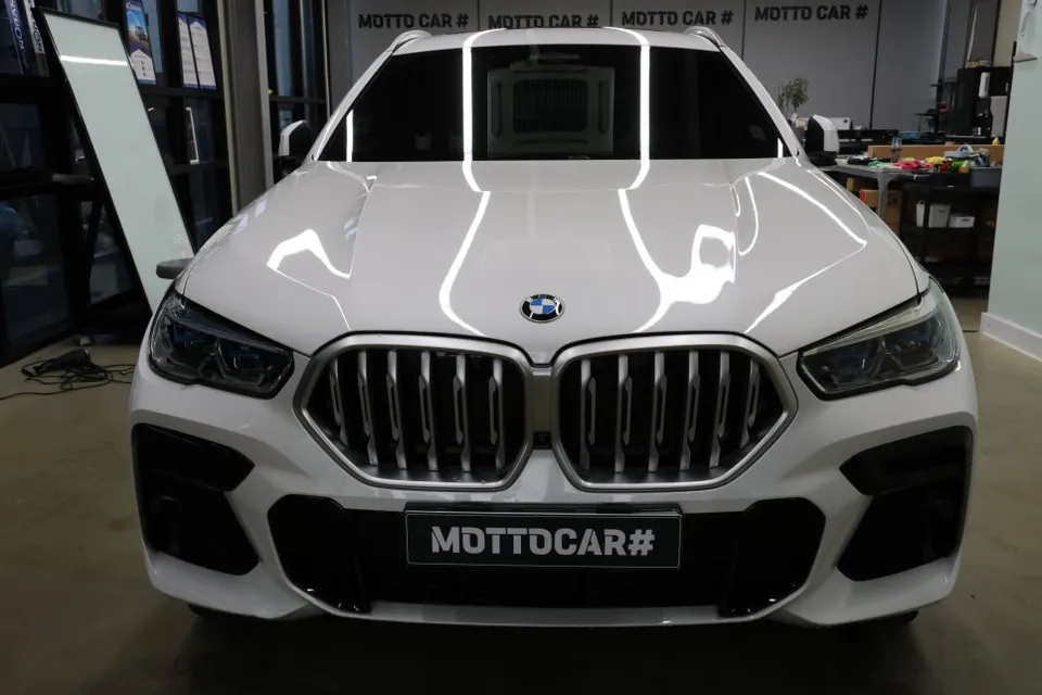 BMW X6 window tinting - BMW X6 Window Tinting Review: Glasstint Rainy Blue photo 3