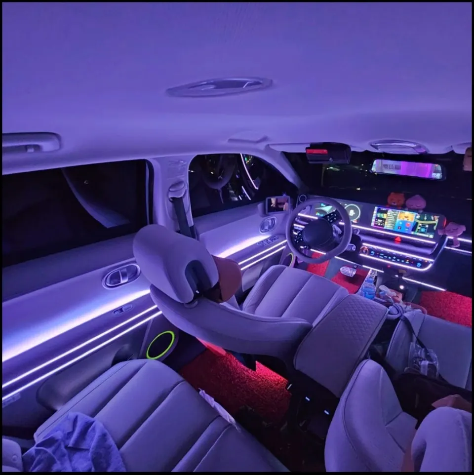 Hyundai IONIQ 5 ambient lighting - Hyundai IONIQ 5 Ambient Lighting Review — Professional Install photo 6