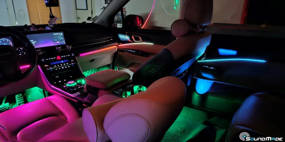 Kia Carnival KA4 ambient lighting - Kia Carnival KA4 Ambient Lighting Review: Cost & Results photo 3