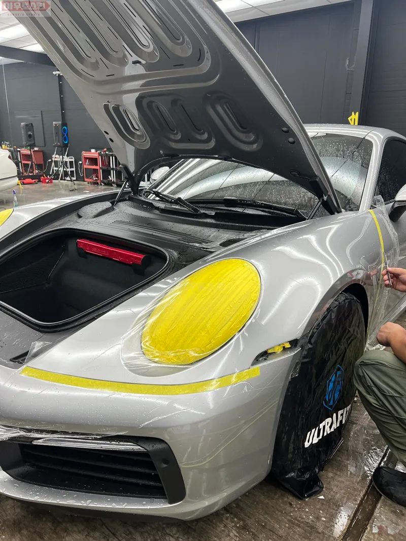 ポルシェ911のPPF施工事例|費用目安と仕上がり 施工写真 2-1
