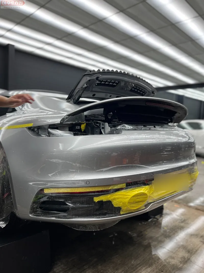 ポルシェ911のPPF施工事例|費用目安と仕上がり 施工写真 2-2