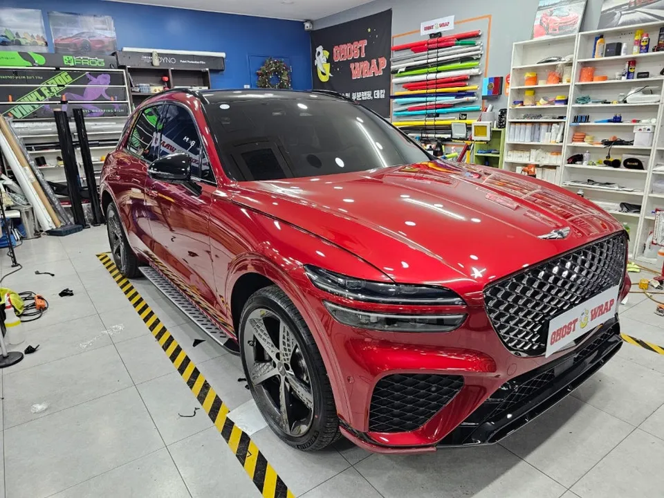 Genesis GV70 Grille Wrap Review — Black Gloss Transformation photo 2