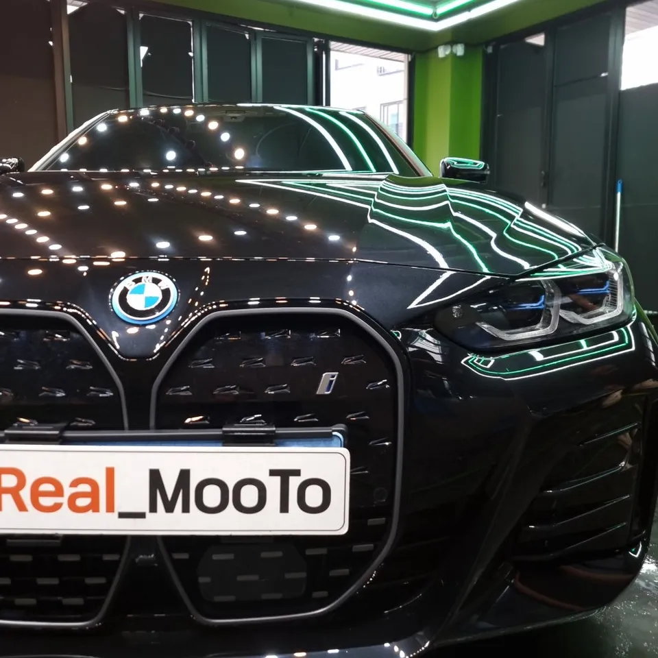 BMW i4 PPF再施工事例｜費用目安と仕上がり 施工写真 1-3