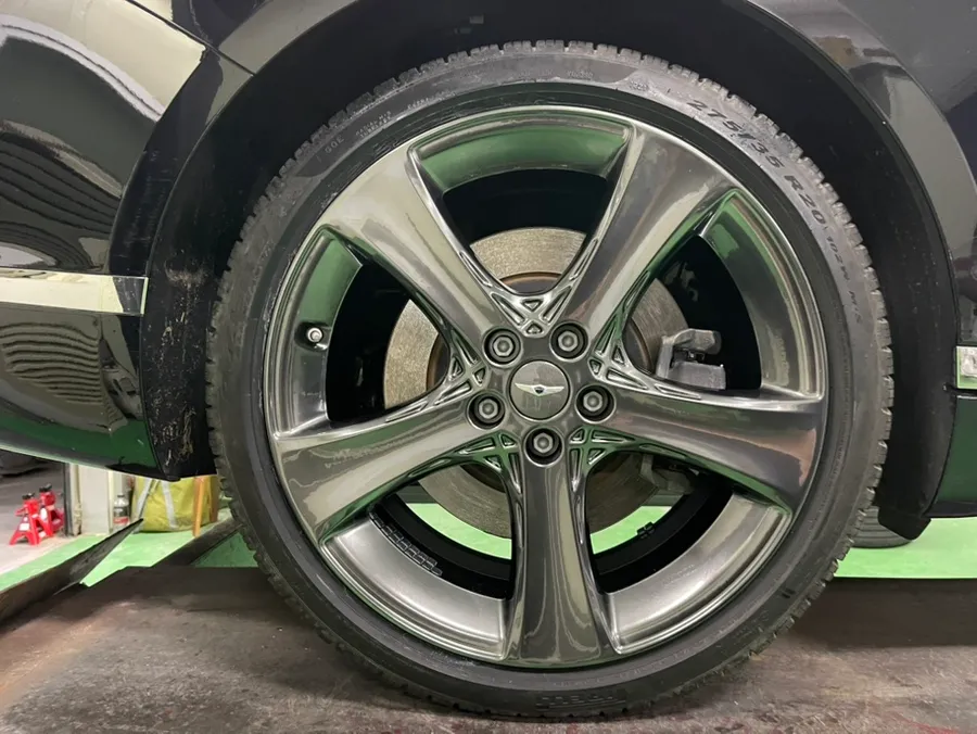 Genesis G80 wheel repair - Genesis G80 Wheel Refinishing Review — Ghost Chrome Upgrade photo 4
