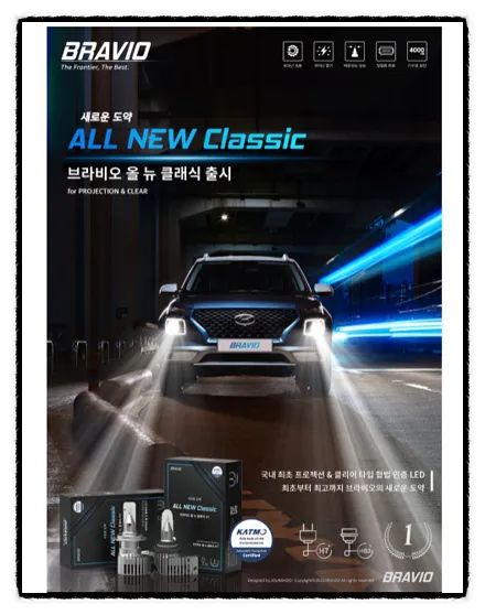 Renault Korea QM6 lighting upgrade installation result