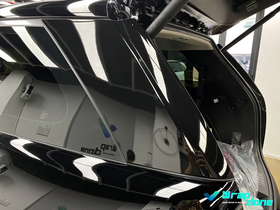 Hyundai Palisade LX3 vinyl wrap installation result