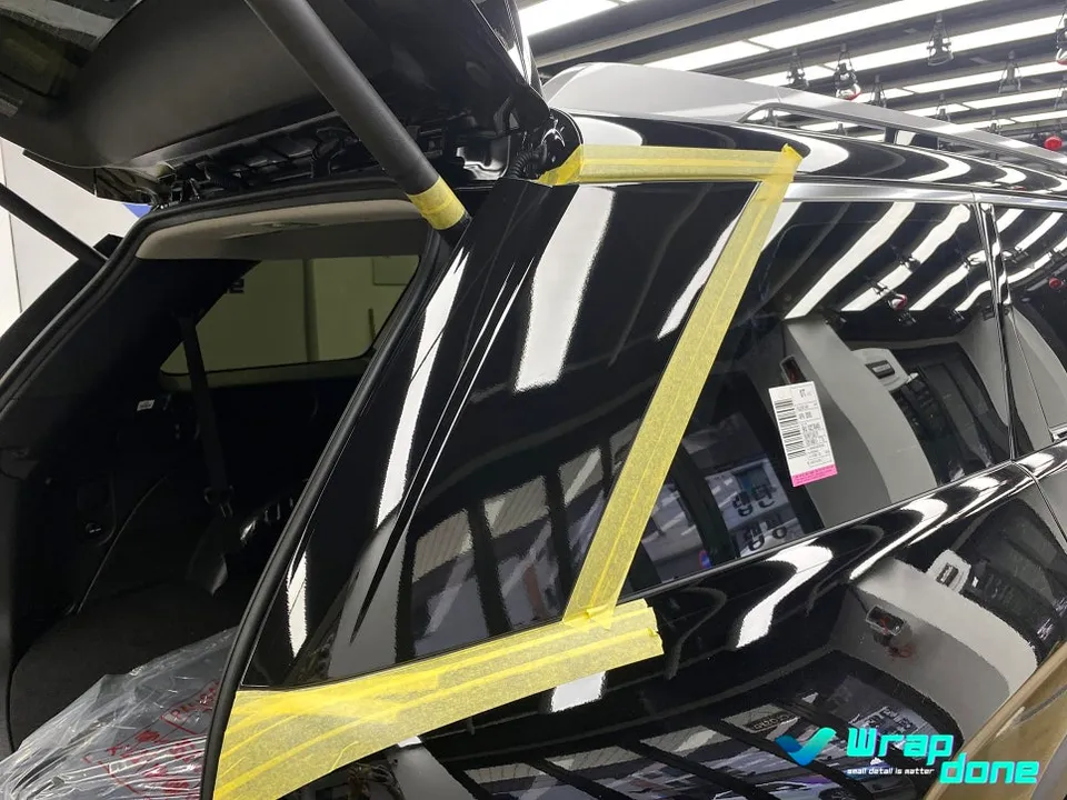Hyundai Palisade LX3 vinyl wrap - Hyundai Palisade LX3 D-Pillar Wrap Review: Cost & Look photo 4