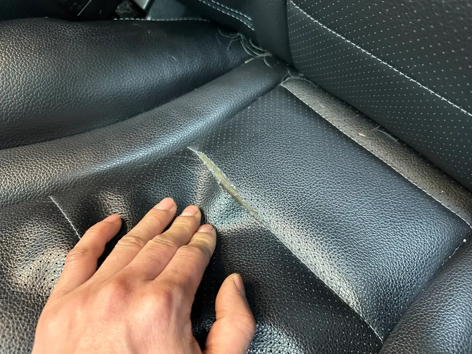 Mercedes-Benz C-Class seat ventilation - Mercedes-Benz C-Class Seat Leather Repair Review photo 3