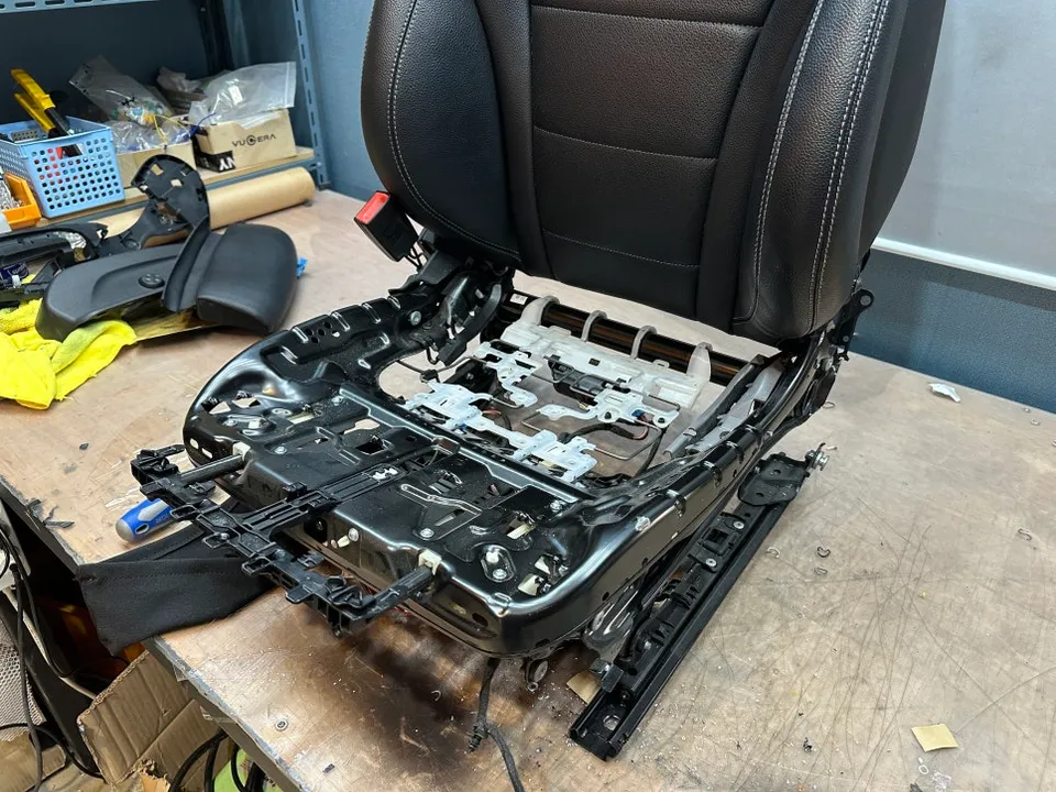Mercedes-Benz C-Class seat ventilation - Mercedes-Benz C-Class Seat Leather Repair Review photo 5