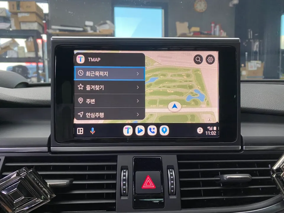 Audi A7のAndroid Auto・CarPlay取付事例 施工写真 5