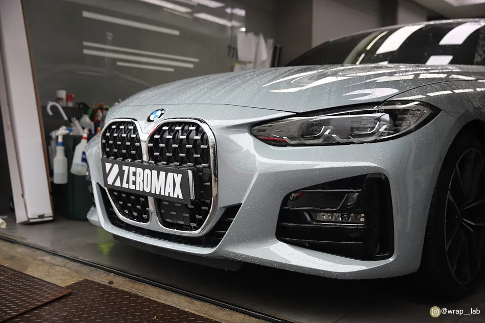 BMW 4 Series vinyl wrap - BMW 4 Series Vinyl Wrap Review: Gloss Black Grille Conversion photo 2