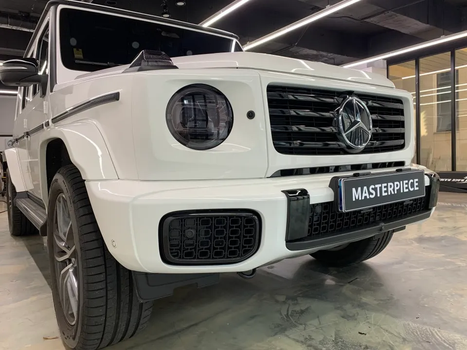 Mercedes-Benz G-Class vinyl wrap - Mercedes-Benz G-Class Vinyl Wrap Review: Chrome Delete & Light PP photo 4