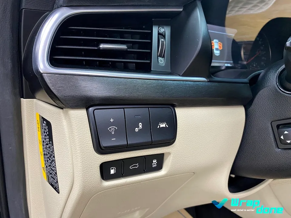 Kia K7 YGのカーラッピング事例|内装カスタム 施工写真 3-3