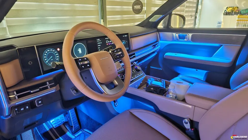 Hyundai Santa Fe MX5 ambient lighting - Hyundai Santa Fe MX5 Ambient Lighting Review — Cost & Results photo 4