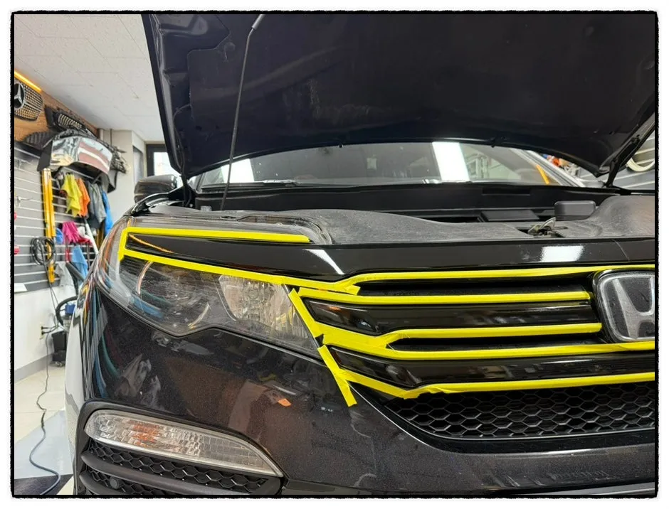 Honda Pilotのカーラッピング事例|費用目安・仕上がり 施工写真 1-3