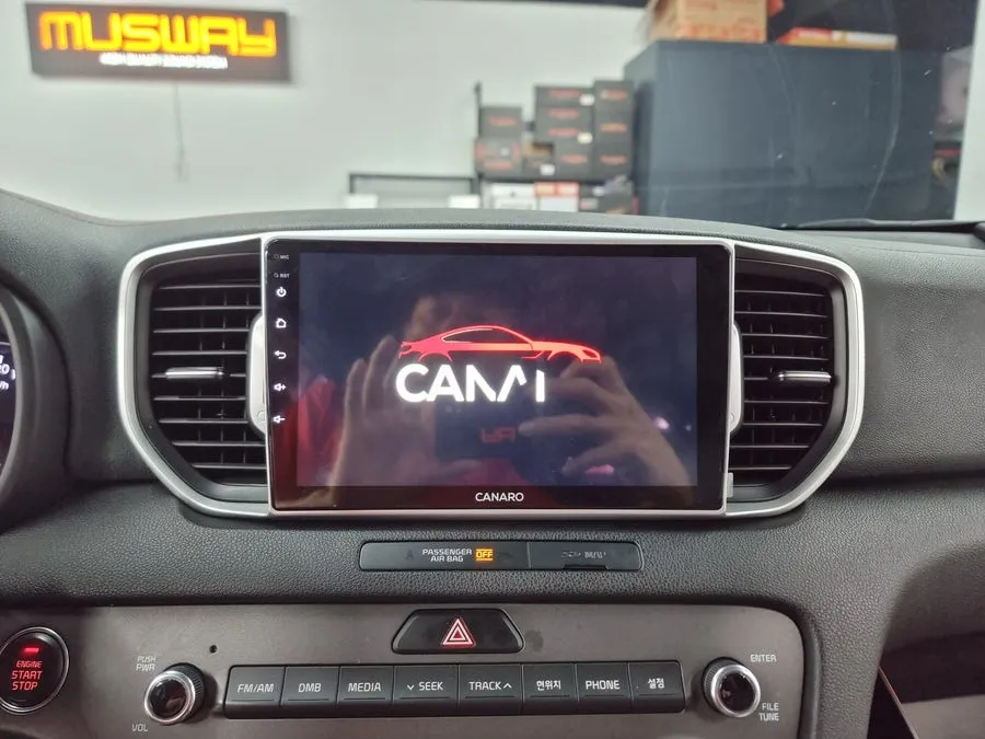 Kia Sportage QLのAndroid Auto・CarPlay取付事例 施工写真 2-2