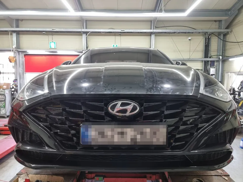Hyundai Sonata wheel repair installation result