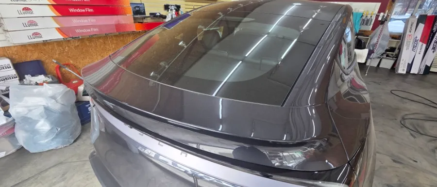 Tesla Model Y window tinting - Tesla Model Y Window Tinting Review: Vertex 900 Full Install photo 4
