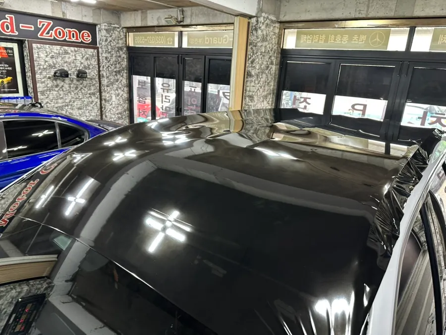Hyundai Palisade vinyl wrap - Hyundai Palisade Black Two-Tone Vinyl Wrap Review photo 4