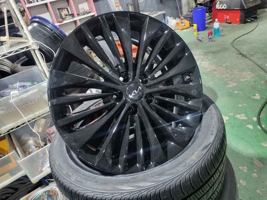 Kia K7 Wheel Repair & Painting Review - 990,000 KRW