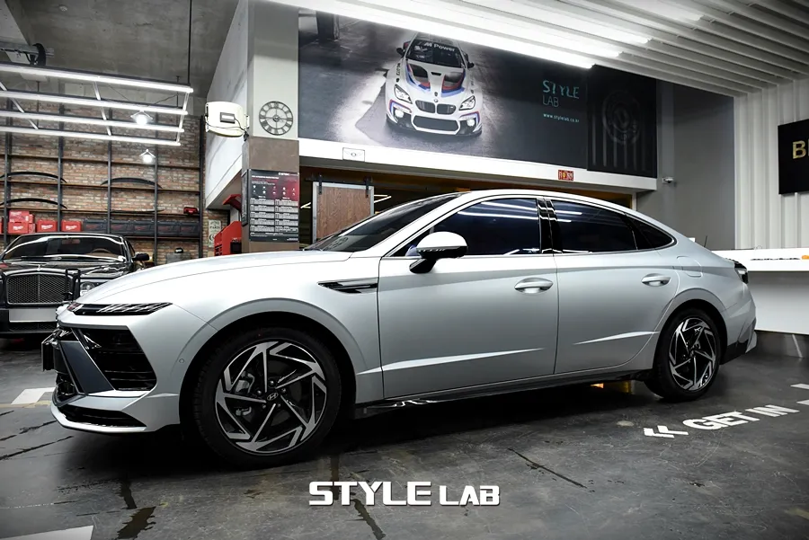 Hyundai Sonata DN8 vinyl wrap - Hyundai Sonata DN8 Vinyl Wrap Review — Cost & Results photo 5