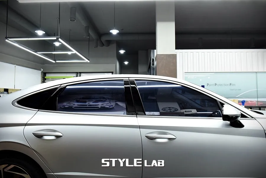 Hyundai Sonata DN8のカーラッピング事例 施工写真 2-2