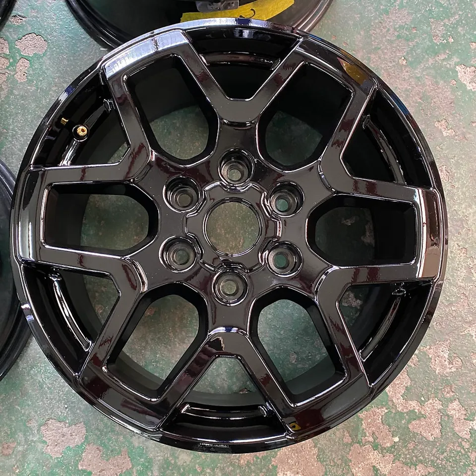 Ford Bronco wheel repair - Ford Bronco Wheel Repair & Painting Review — Glossy Black Transfo photo 5