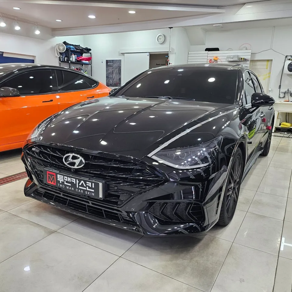 Hyundai Sonata DN8のカーラッピング事例｜費用目安・仕上がり 施工写真 1-1