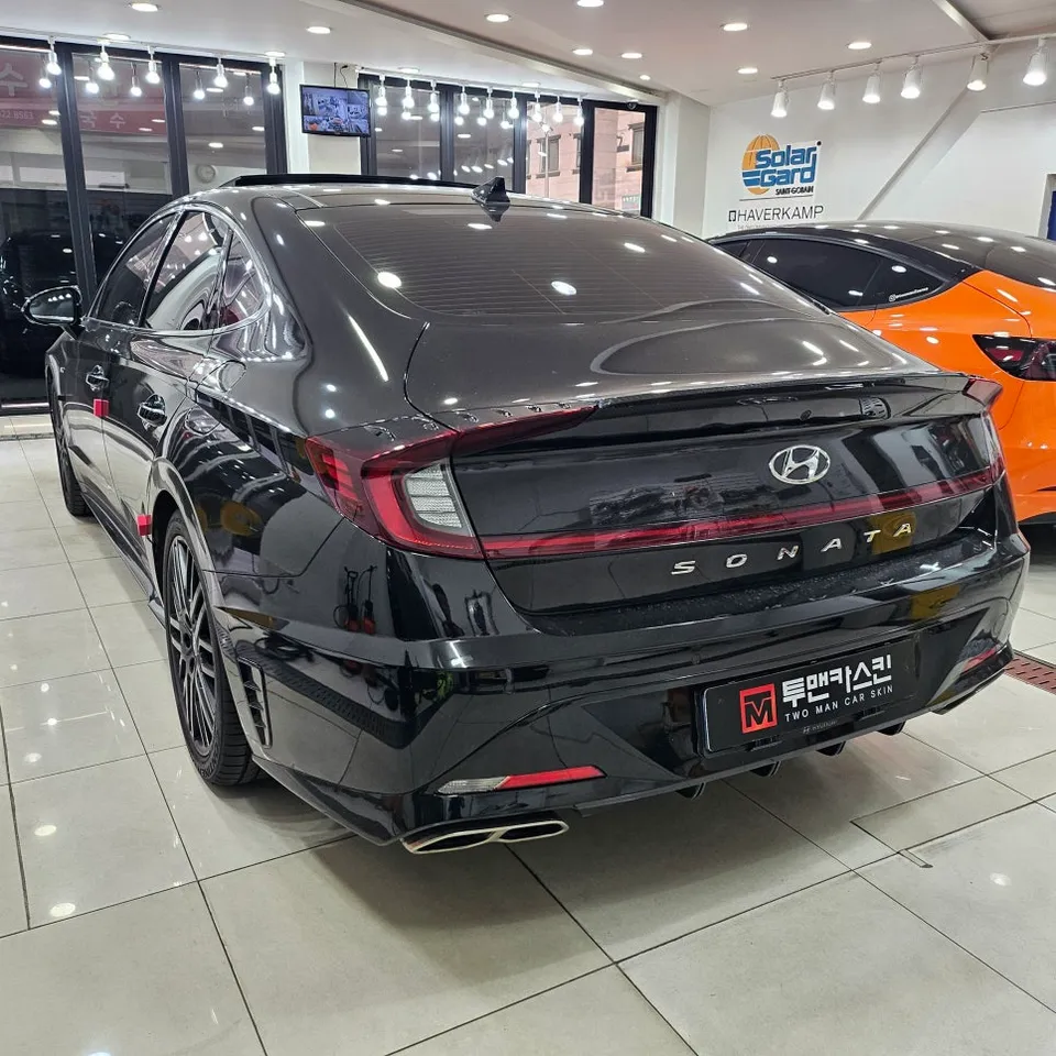Hyundai Sonata DN8のカーラッピング事例｜費用目安・仕上がり 施工写真 2-2