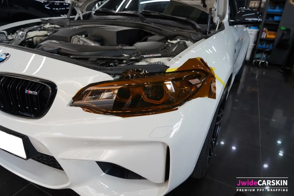 BMW M2 F87 ppf - BMW M2 F87 Black PPF Review — Enhanced Headlight Protection photo 5