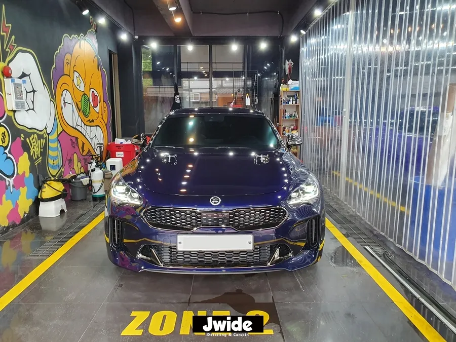 Kia Stinger PPF施工事例|費用目安と仕上がり 施工写真 2-1