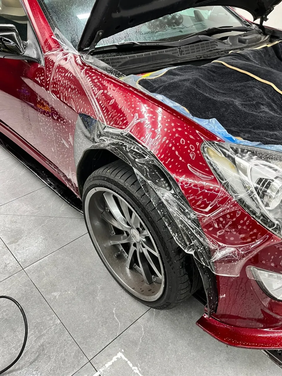 Genesis Coupe PPF施工事例:費用目安と仕上がり 施工写真 3-1