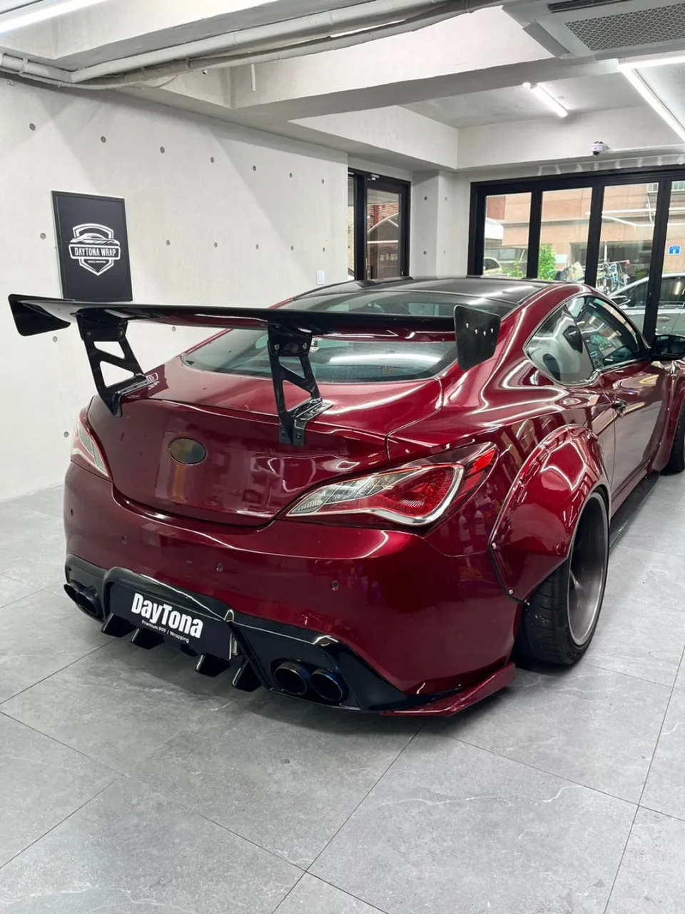 Genesis Coupe PPF施工事例:費用目安と仕上がり 施工写真 1-3
